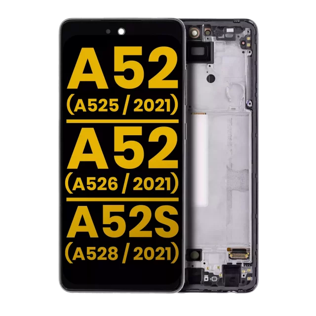 Display telefon Samsung Galaxy A52 4G, A52 5G, A52S 5G Refurbished (Black)