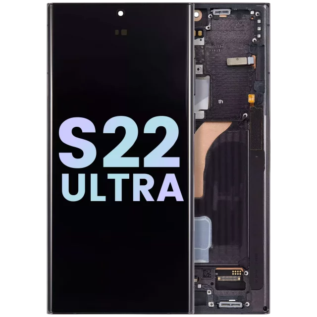 Display Samsung Galaxy S22 Ultra 5G Oled Service Pack (Phantom Black)