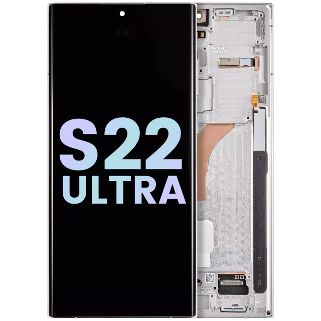 Display Samsung Galaxy S22 Ultra (S908B) Oled Service Pack (White)