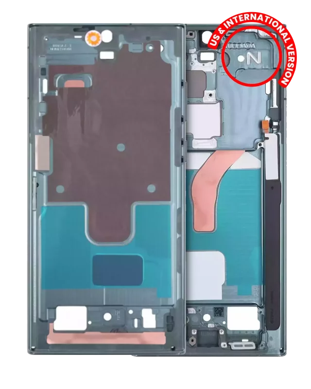 Carcasa Mijloc Mid-Frame Samsung Galaxy S22 Ultra 5G (Green)