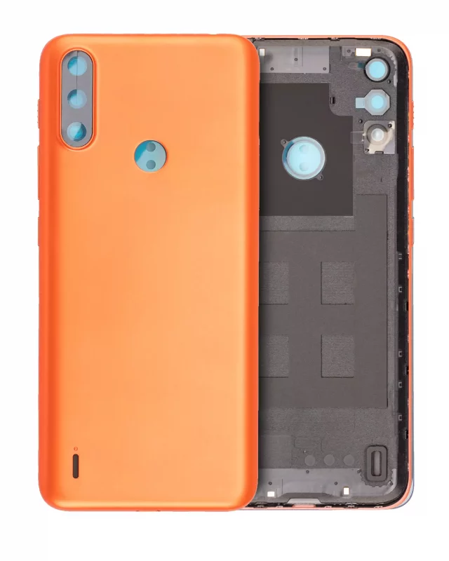 Capac Spate Sticla Motorola Moto E7 Power (Coral Red)