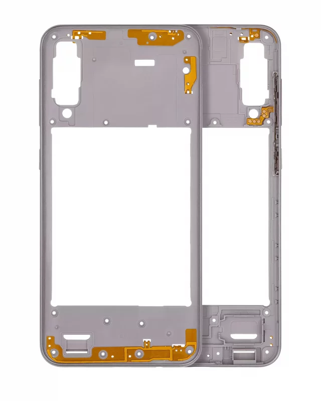 Carcasa Mijloc Mid-Frame Samsung Galaxy A50s AMPlus (Prism Crush White)
