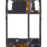 Carcasa Mijloc Samsung Galaxy A41 (A415) AMPlus (Prism Crush Black)