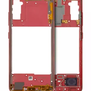 Carcasa Mijloc Mid-Frame Samsung Galaxy A41 (A415) AMPlus (Prism Crush Red)