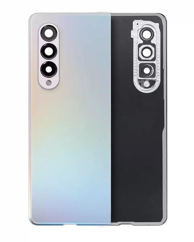 Capac Spate Sticla Samsung Galaxy Z Fold 3 Service Pack Original (Phantom Silver)