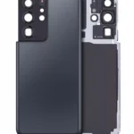 Capac Spate Sticla Samsung Galaxy S21 Ultra Service Pack Original (Phantom Navy)