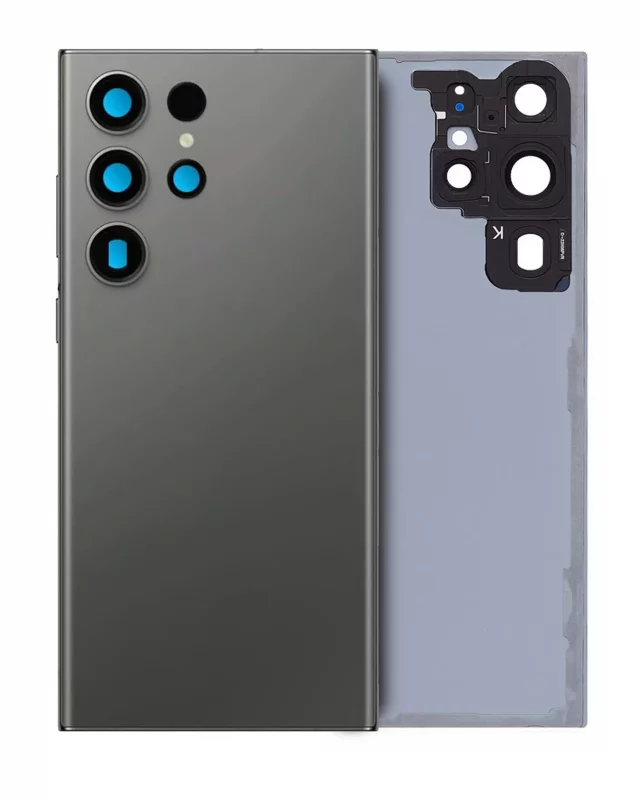 Capac Spate Sticla Samsung Galaxy S23 Ultra (S918) Service Pack (Green)