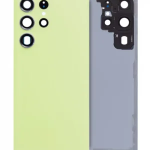 Capac Spate Sticla Samsung Galaxy S23 Ultra (S918) Service Pack (Lime)
