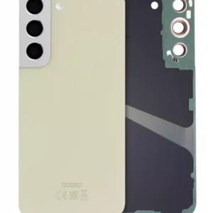 Capac Spate Sticla Samsung Galaxy S22 Service Pack Original (Cream)