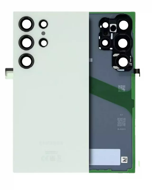 Capac Spate Sticla Samsung Galaxy S24 Ultra 5G Service Pack Original (Titanium Green)