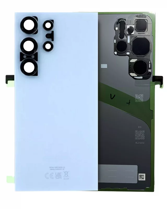 Capac Spate Sticla Samsung Galaxy S24 Ultra 5G Service Pack Original (Titanium Blue)