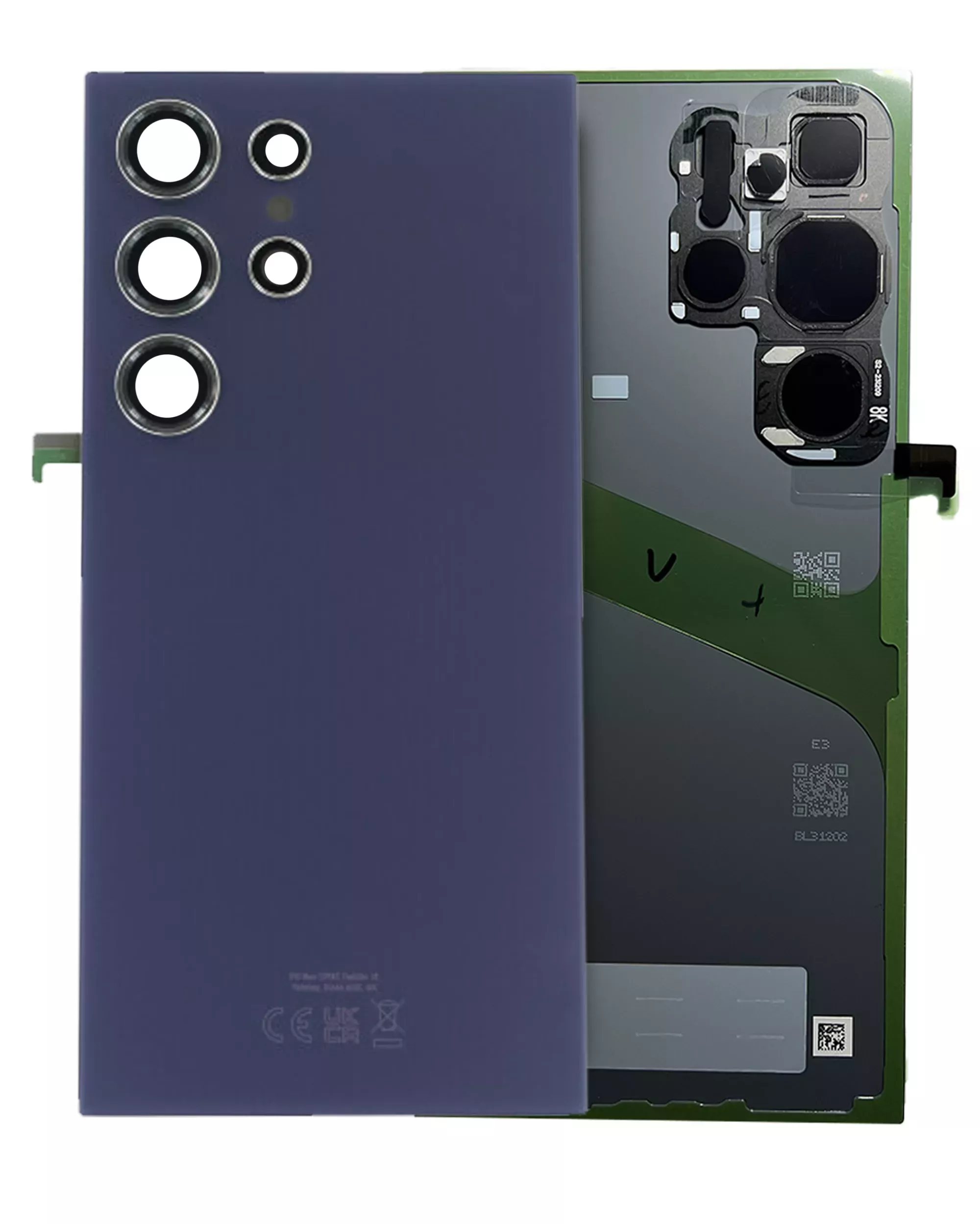 Capac Spate Sticla Samsung Galaxy S24 Ultra 5G Service Pack Original (Titanium Violet)