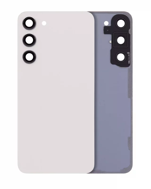 Capac Spate Sticla Samsung Galaxy S23 Plus Service Pack Original (Cream)