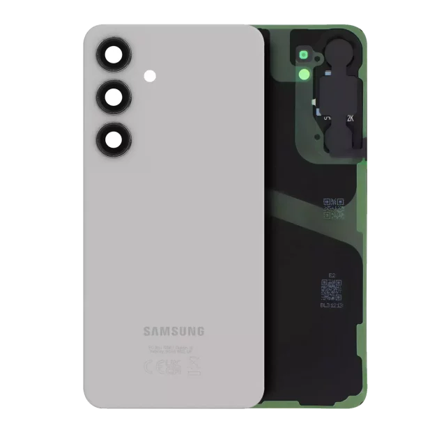 Capac Spate Sticla Samsung Galaxy S24 Plus 5G Service Pack Original (Marble Gray)