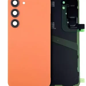Capac Spate Sticla Samsung Galaxy S24 5G Service Pack Original (Sandstone Orange)