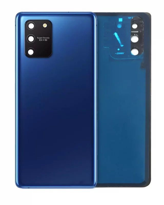 Capac Spate Sticla Samsung Galaxy S10 Lite Service Pack Original (Prism Blue)