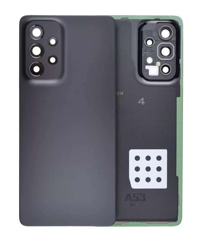 Capac Spate Sticla Samsung Galaxy A53 5G Service Pack Original (Black)