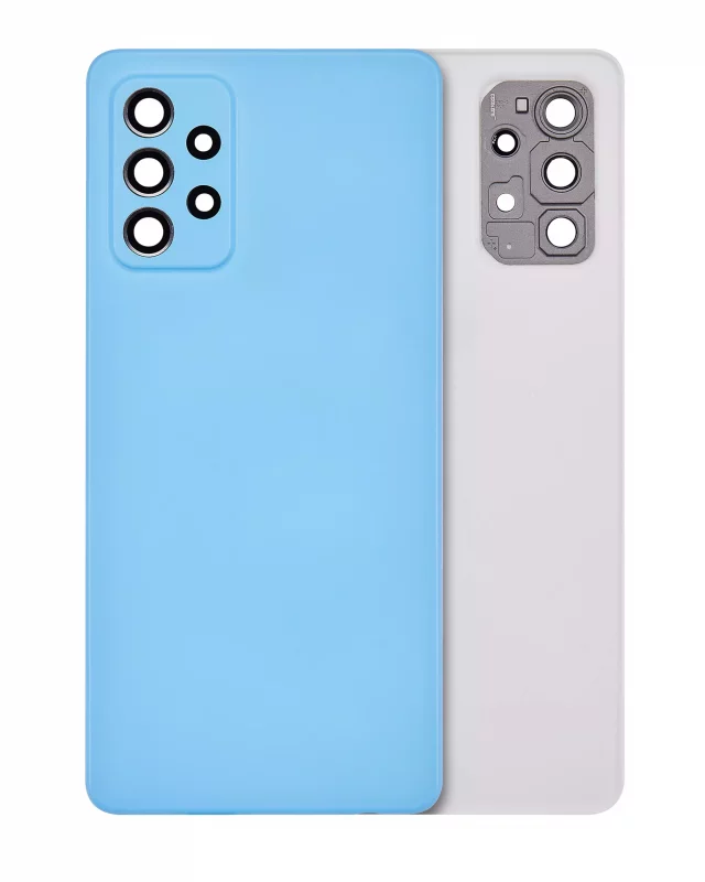 Capac Spate Sticla Samsung Galaxy A72 Service Pack Original (Blue)