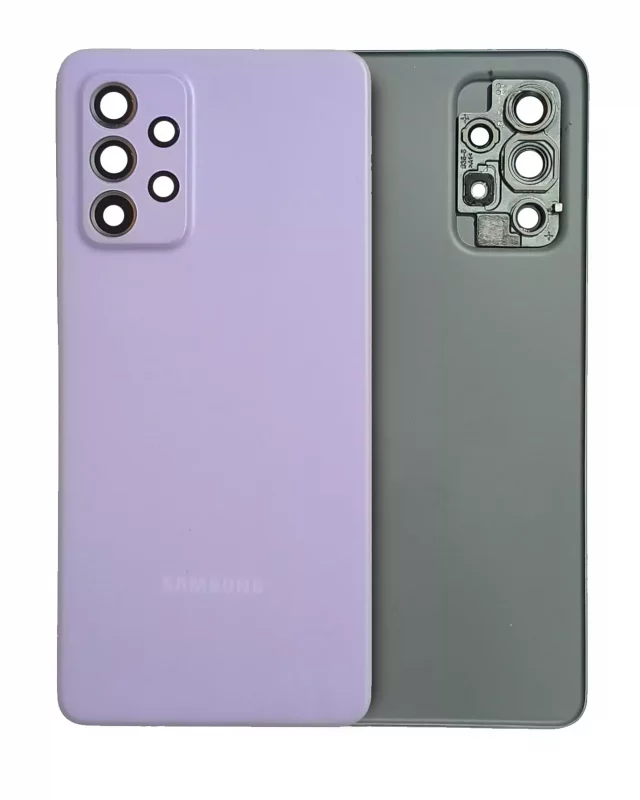 Capac Spate Sticla Samsung Galaxy A52 4G Service Pack Original (Awesome Violet)
