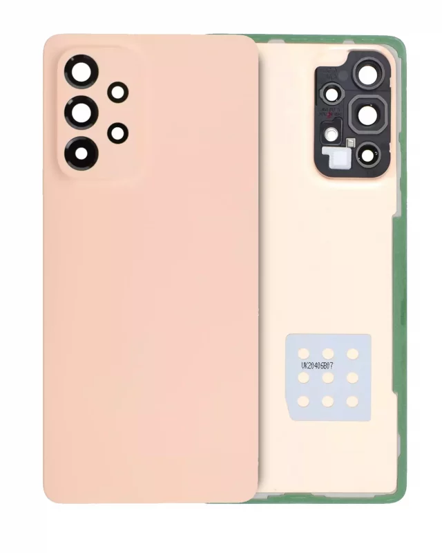 Capac Spate Sticla Samsung Galaxy A53 5G Service Pack Original (Peach)