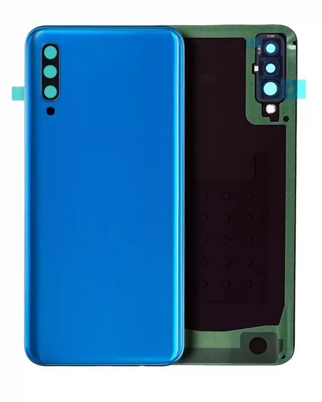 Capac Spate Sticla Samsung Galaxy A50 Service Pack Original (Blue)