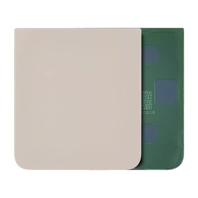 Capac Spate Sticla Samsung Galaxy Z Flip 5 5G Service Pack Original (Cream)
