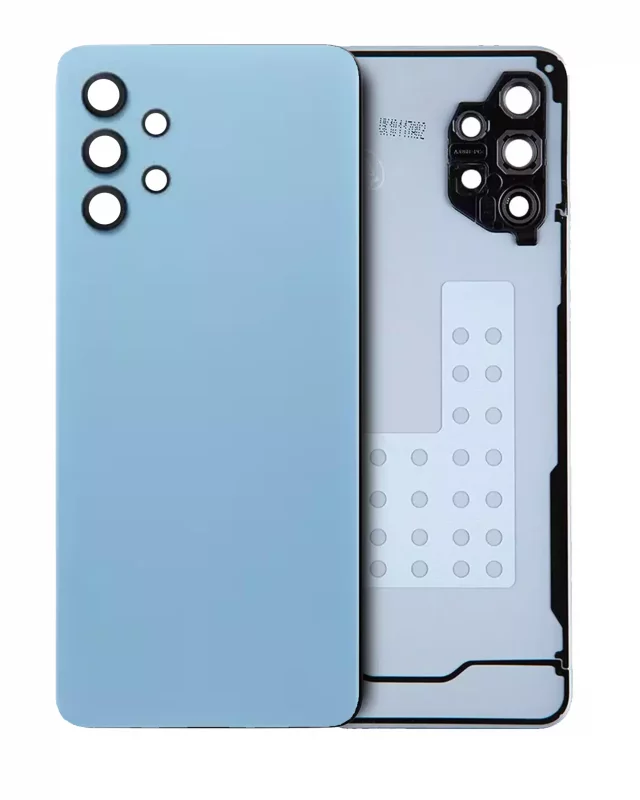 Capac Spate Sticla Samsung Galaxy A32 5G Service Pack Original (Awesome Blue)