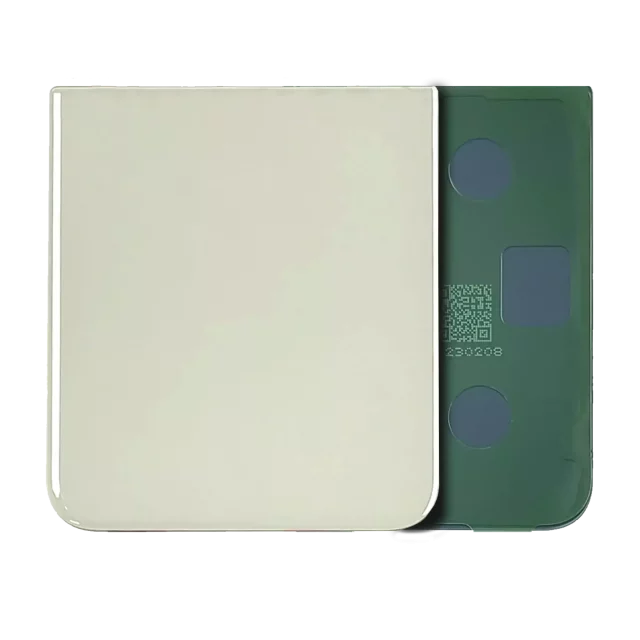Capac Spate Sticla Samsung Galaxy Z Flip 5 5G Service Pack Original (Yellow)