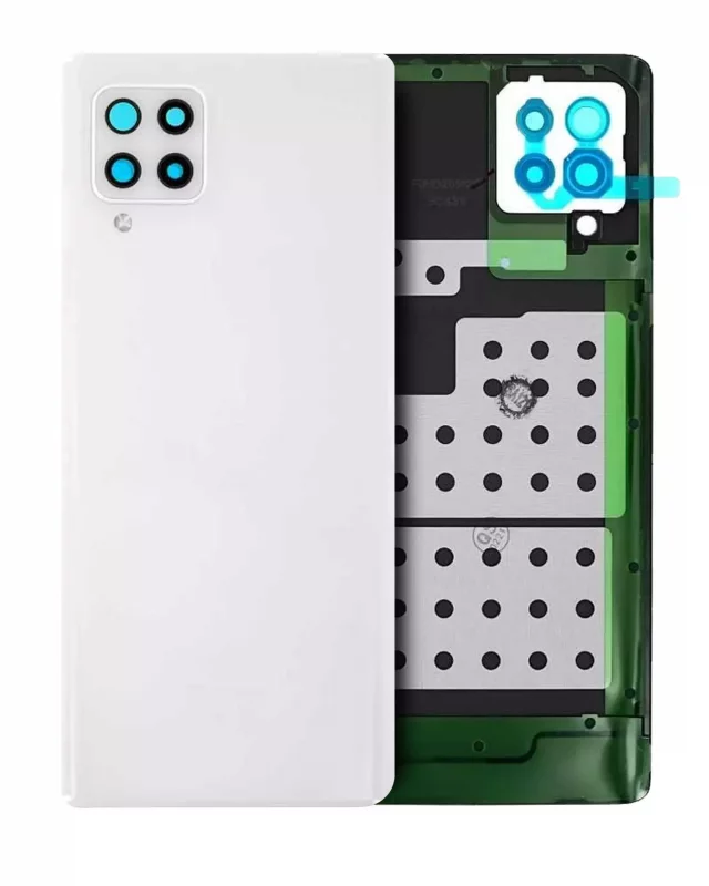 Capac Sticla Spate Cu Lentila Camera Samsung Galaxy A42 5G (A426 / 2020) Service Pack (Prism Dot White)