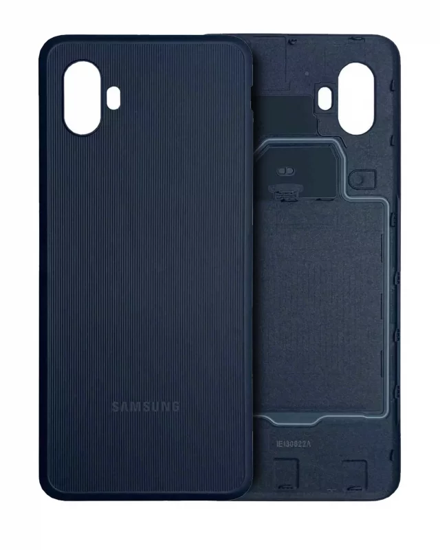 Capac Sticla Spate Cu Lentila Camera Samsung Galaxy Xcover 6 Pro Service Pack (Black)