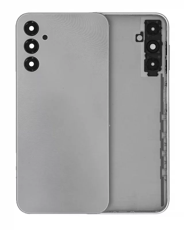 Capac Sticla Spate Cu Lentila Camera Samsung Galaxy A14 4G (A145 / 2023) Service Pack (Silver)