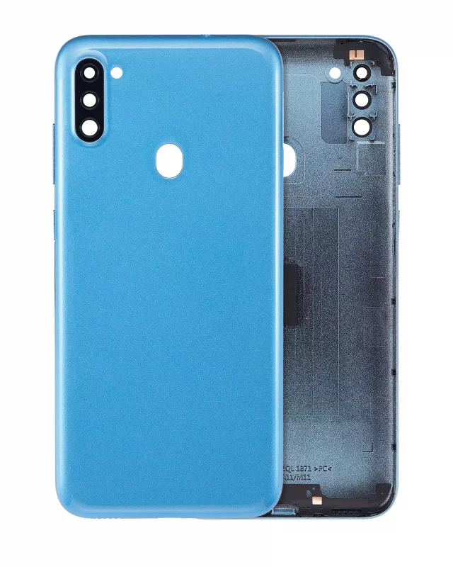 Capac Spate Sticla Samsung Galaxy A11 AMPlus (Blue)