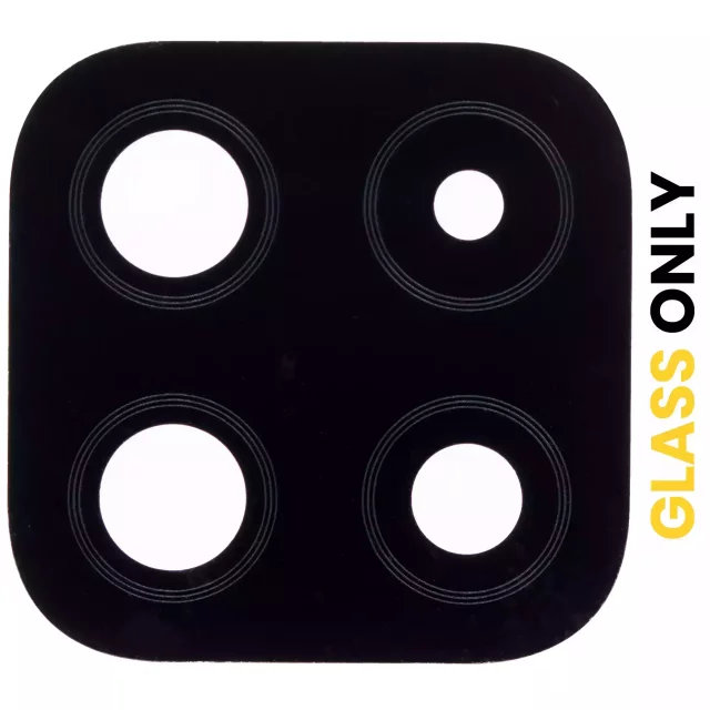 Geam Camera Spate Cu Adeziv Samsung Galaxy A22 5G (A226 / 2021) (Black)