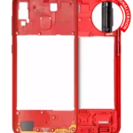 Carcasa Mijloc Samsung Galaxy A20 (Red)