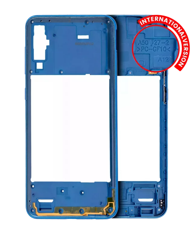 Carcasa Mijloc Mid-Frame Samsung Galaxy A50 AMPlus (Blue)