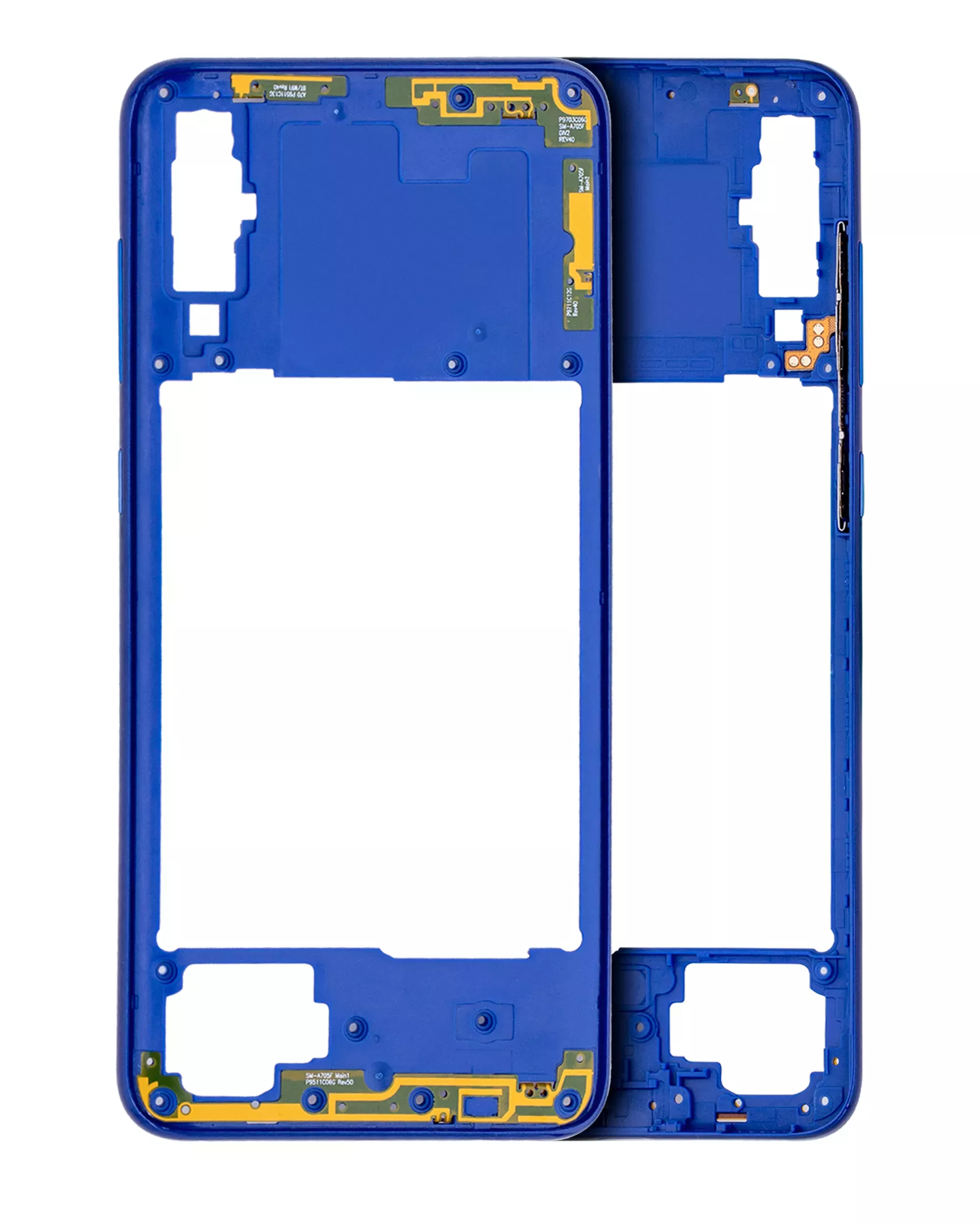Carcasa Mijloc Samsung Galaxy A70 AMPlus (Blue)