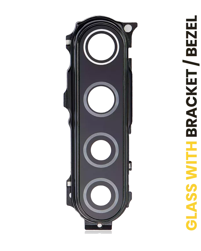Lentila Camera Spate Cu Bracket / Rama Telefon Xiaomi Redmi Note 8T (Space Black)