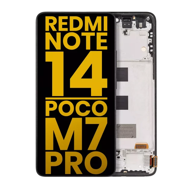 Display telefon Xiaomi Redmi Note 14 5G / Poco M7 Pro 5G Refurbished (Black)
