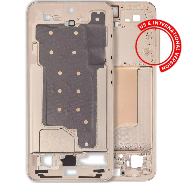 Carcasa Mijloc Samsung Galaxy S25 5G (Pink Gold)