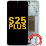 Display cu Rama Samsung Galaxy S25 Plus 5G Refurbished (Mint)