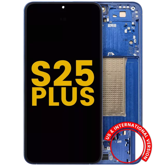 Display cu Rama Samsung Galaxy S25 Plus 5G Refurbished (Navy)