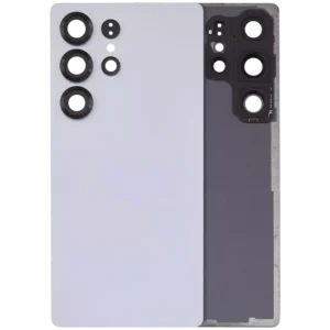 Capac Spate Sticla Samsung Galaxy S25 Ultra 5G AMPlus (No Logo) (Titanium Silver Blue)