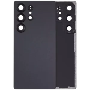 Capac Spate Sticla Samsung Galaxy S25 Ultra 5G AMPlus (No Logo) (Titanium Jade Black)