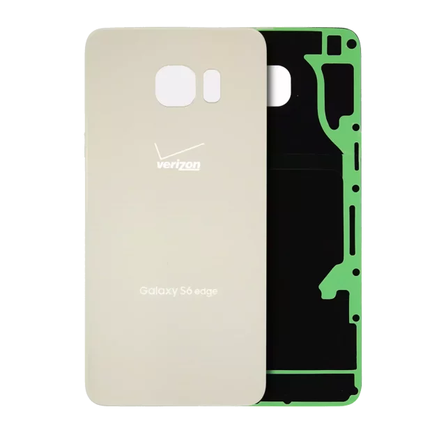 Capac Spate Sticla Samsung Galaxy S6 Edge Plus Service Pack Original (Gold)