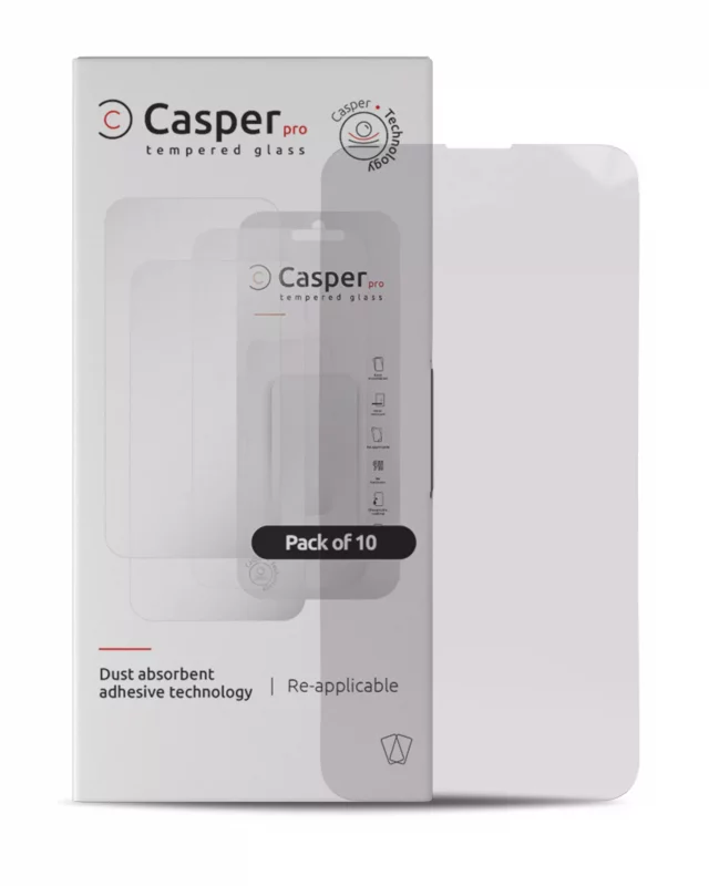 Sticla Securizata Casper Pro iPhone 15 / 16 (10 Pack) (Clear)