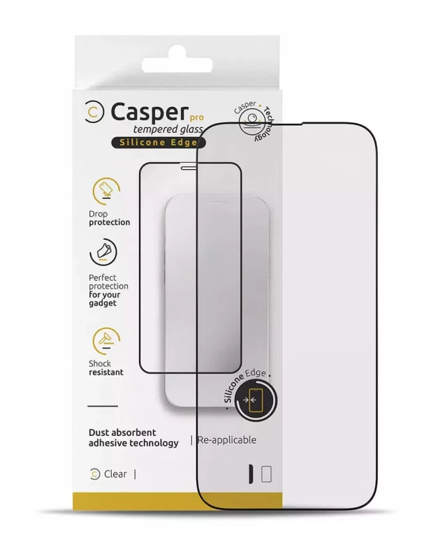 Sticla Securizata Silicon Casper Pro iPhone 15 Pro (Clear)