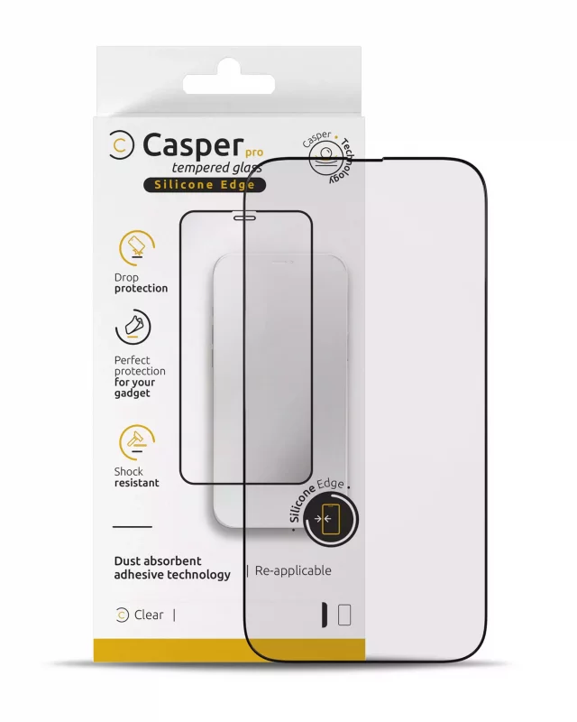 Sticla Securizata Silicon Casper Pro iPhone 15 Pro Max (Clear)