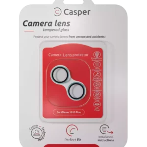 Sticla Protectie Camera iPhone 15 / 15 Plus – Clear Rings (blue)