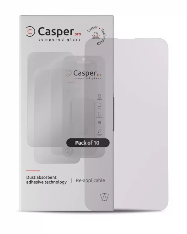 Sticla Securizata Casper Pro iPhone 15 / 16 (10 Pack) (Matte)