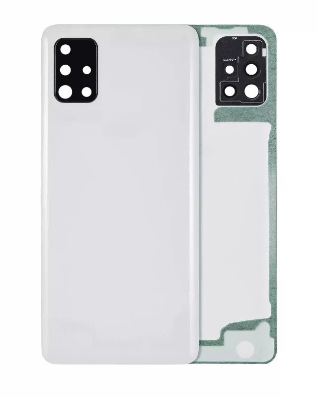 Capac Spate Sticla Samsung Galaxy A51 4G AMPlus (Prism Crush White)